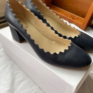 Chloe Lauren scalloped heels 37